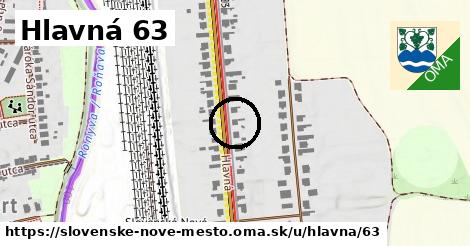 Hlavná 63, Slovenské Nové Mesto