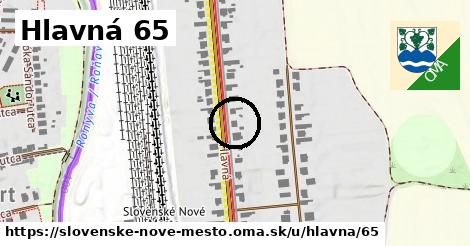 Hlavná 65, Slovenské Nové Mesto