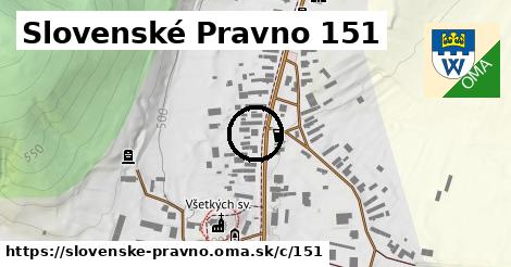 Slovenské Pravno <span class="supisne">151</span>
