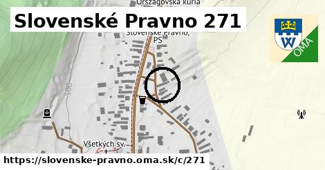 Slovenské Pravno <span class="supisne">271</span>