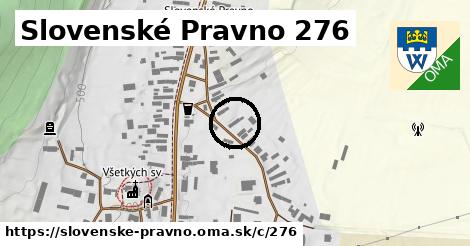 Slovenské Pravno <span class="supisne">276</span>
