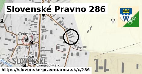 Slovenské Pravno <span class="supisne">286</span>