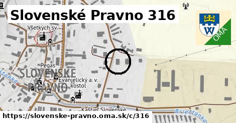 Slovenské Pravno <span class="supisne">316</span>