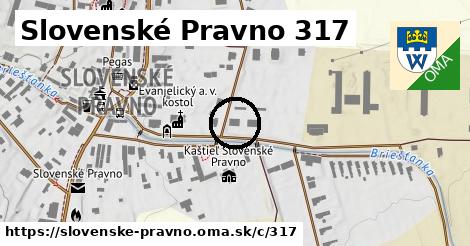 Slovenské Pravno <span class="supisne">317</span>