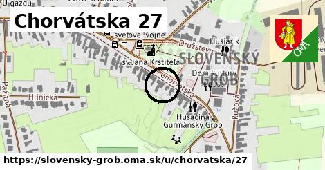 Chorvátska 27, Slovenský Grob