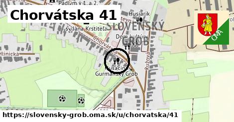 Chorvátska 41, Slovenský Grob