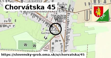 Chorvátska 45, Slovenský Grob