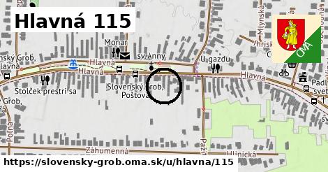 Hlavná 115, Slovenský Grob