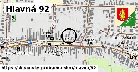 Hlavná 92, Slovenský Grob