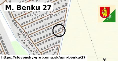 M. Benku 27, Slovenský Grob