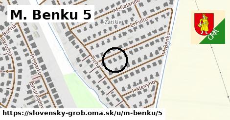 M. Benku 5, Slovenský Grob