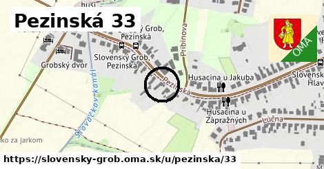 Pezinská 33, Slovenský Grob