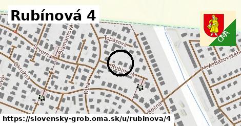 Rubínová 4, Slovenský Grob