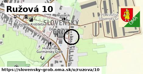 Ružová 10, Slovenský Grob