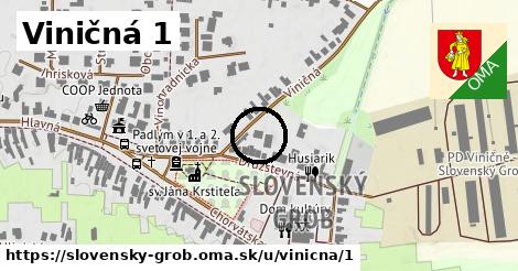 Viničná 1, Slovenský Grob