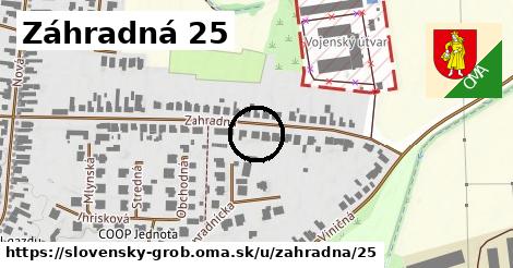 Záhradná 25, Slovenský Grob
