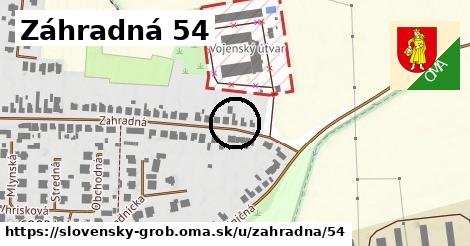 Záhradná 54, Slovenský Grob