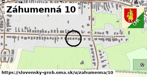 Záhumenná 10, Slovenský Grob