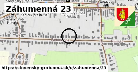 Záhumenná 23, Slovenský Grob