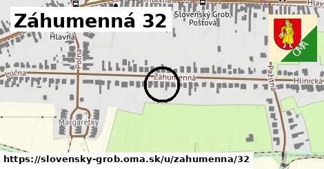 Záhumenná 32, Slovenský Grob