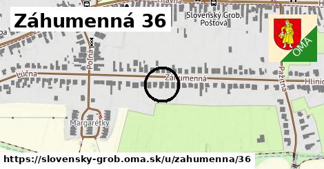 Záhumenná 36, Slovenský Grob