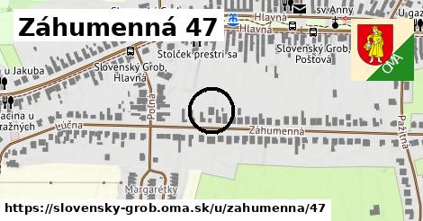 Záhumenná 47, Slovenský Grob