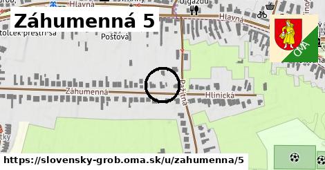 Záhumenná 5, Slovenský Grob