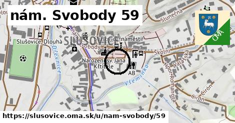 nám. Svobody 59, Slušovice