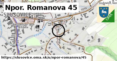 Npor. Romanova 45, Slušovice