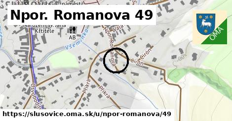 Npor. Romanova 49, Slušovice