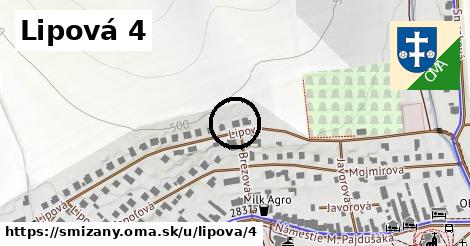 Lipová 4, Smižany