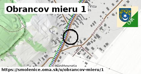 Obrancov mieru 1, Smolenice