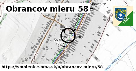 Obrancov mieru 58, Smolenice