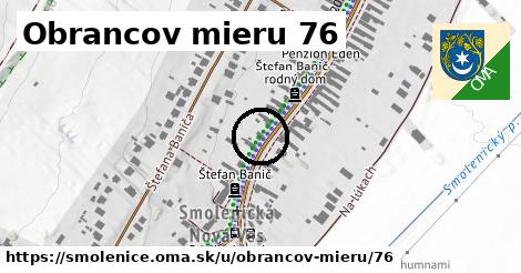 Obrancov mieru 76, Smolenice