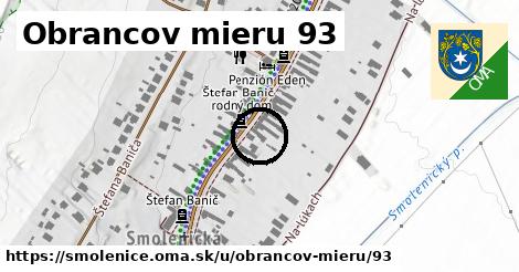 Obrancov mieru 93, Smolenice