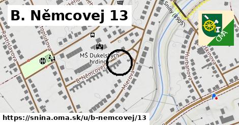 B. Němcovej 13, Snina