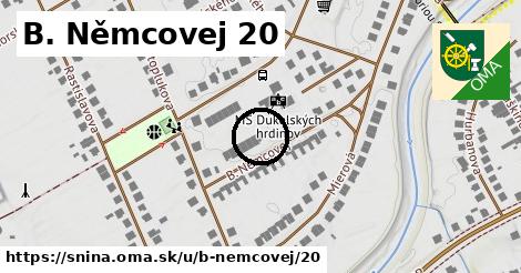 B. Němcovej 20, Snina