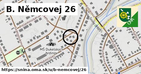 B. Němcovej 26, Snina