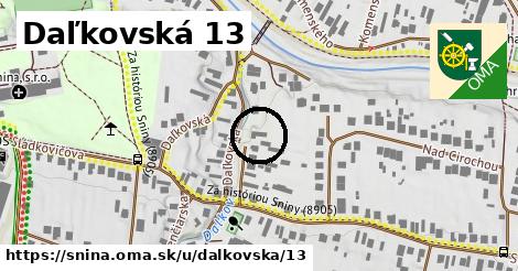 Daľkovská 13, Snina