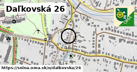 Daľkovská 26, Snina