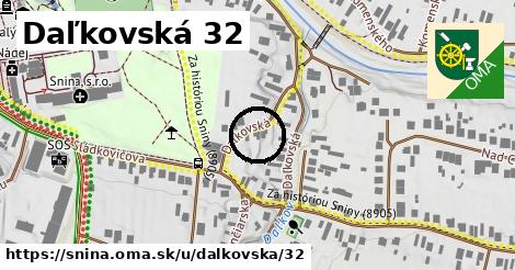 Daľkovská 32, Snina