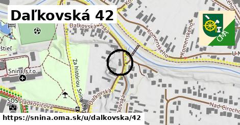 Daľkovská 42, Snina