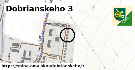 Dobrianskeho 3, Snina