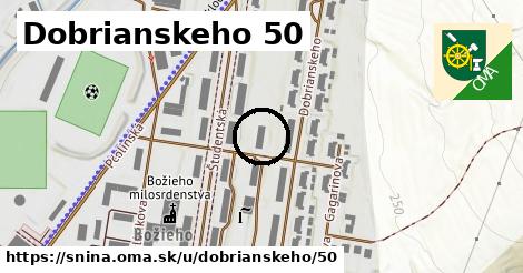 Dobrianskeho 50, Snina