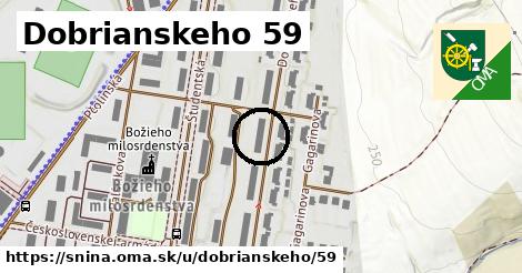 Dobrianskeho 59, Snina