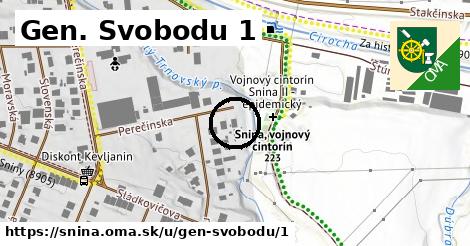 Gen. Svobodu 1, Snina