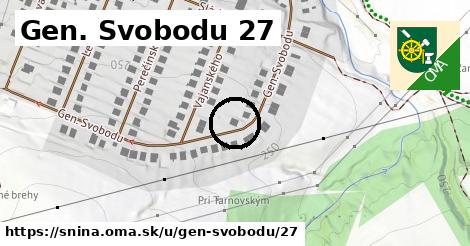 Gen. Svobodu 27, Snina