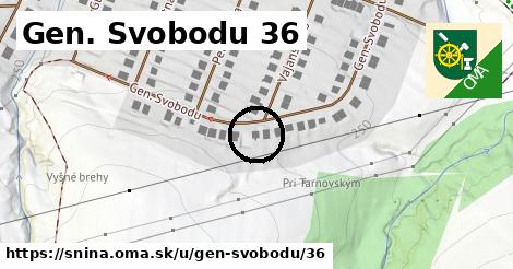 Gen. Svobodu 36, Snina