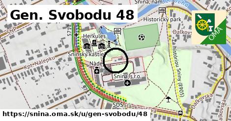 Gen. Svobodu 48, Snina