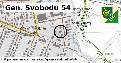 Gen. Svobodu 54, Snina